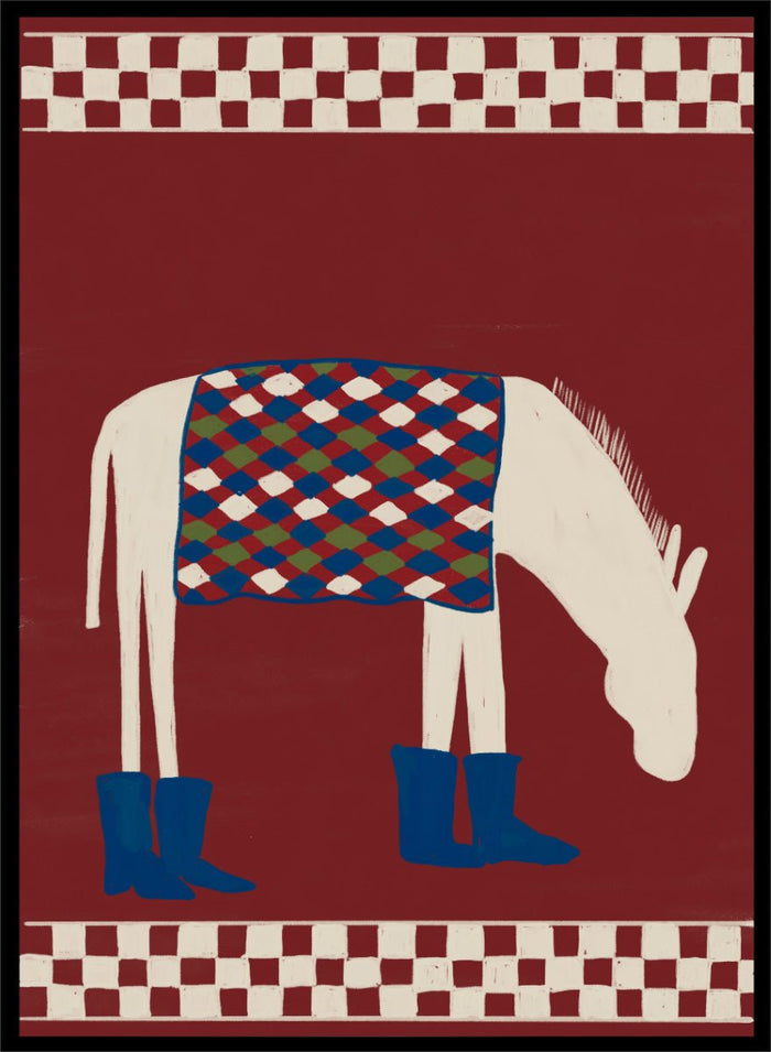 The Art Concept - Whimsical Donkey In Boots Art Print_Sugar & Canvas_The Art Concept