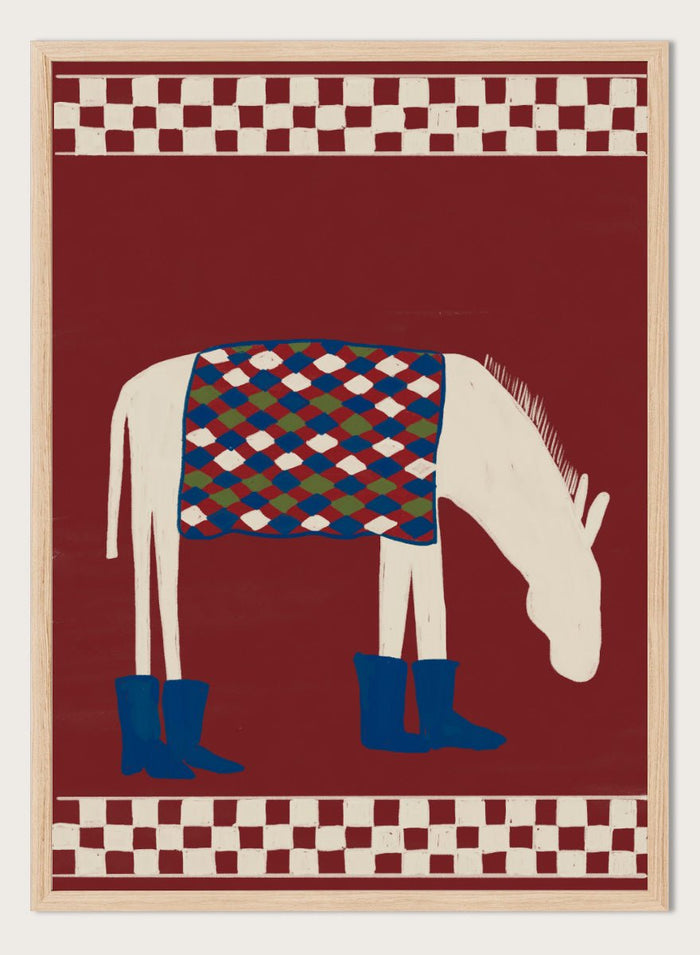 The Art Concept - Whimsical Donkey In Boots Art Print_Sugar & Canvas_The Art Concept