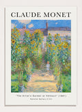The Artist's Garden at Vétheuil 1881 by Monet Print