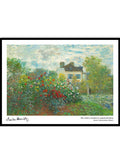 The Artist's Garden in Argenteuil 1873 by Monet Print N34_Sugar & Canvas