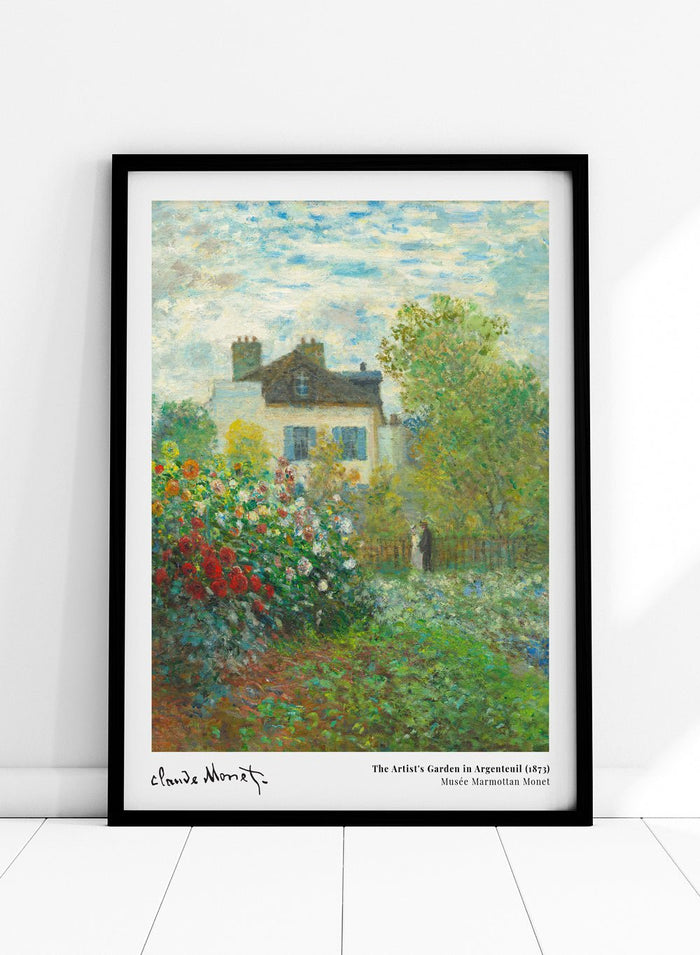 The Artist's Garden in Argenteuil 1873 by Monet Printffd514fc-f218-4e14-98c8-397147030f64Sugar & Canvas
