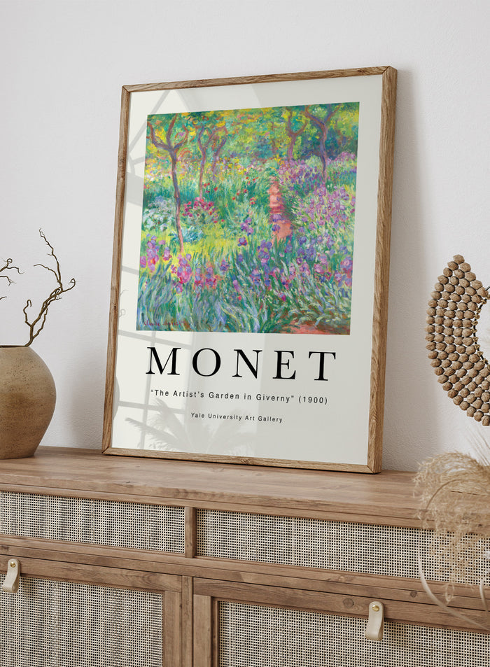 The Artist’s Garden in Giverny by Monet Print