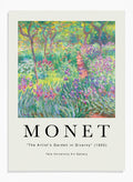 The Artist’s Garden in Giverny by Monet Print