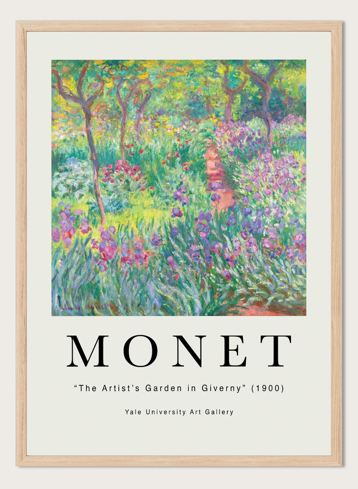 The Artist’s Garden in Giverny by Monet Print