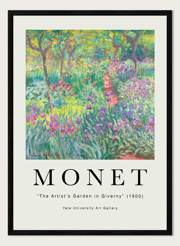 The Artist’s Garden in Giverny by Monet Print