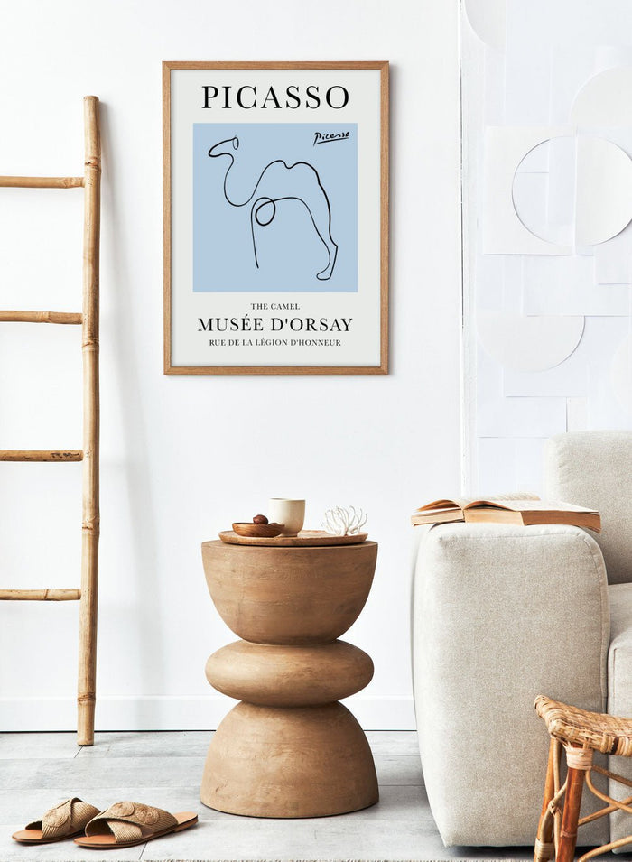 The Camel Line Drawing by Pablo Picasso Print_Sugar & Canvas