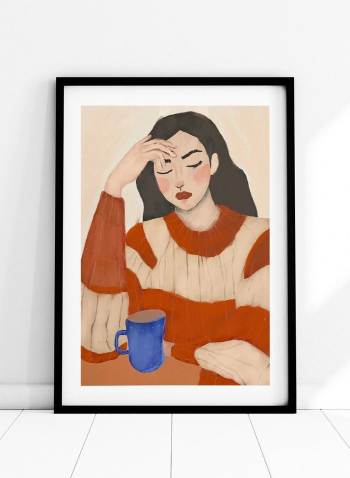'The Coffee Break' Aesthetic Art Print_Sugar & Canvas_Sugar & Canvas