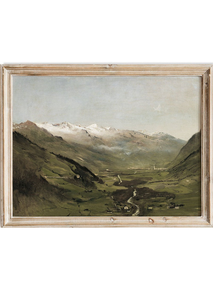 "The Gastein Valley" Art Print_Sugar & Canvas