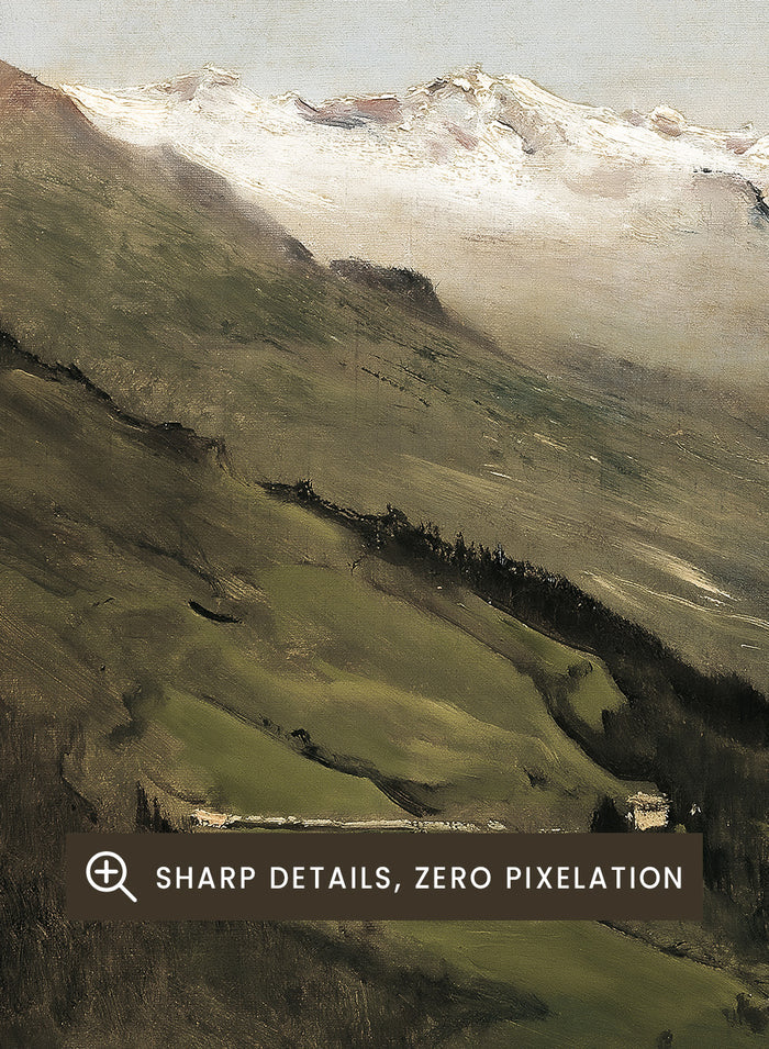 "The Gastein Valley" Art Print