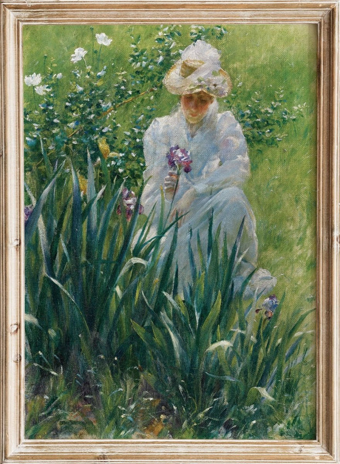 "The Iris Bed" Art Print_Sugar & Canvas_Charles Courtney Curran