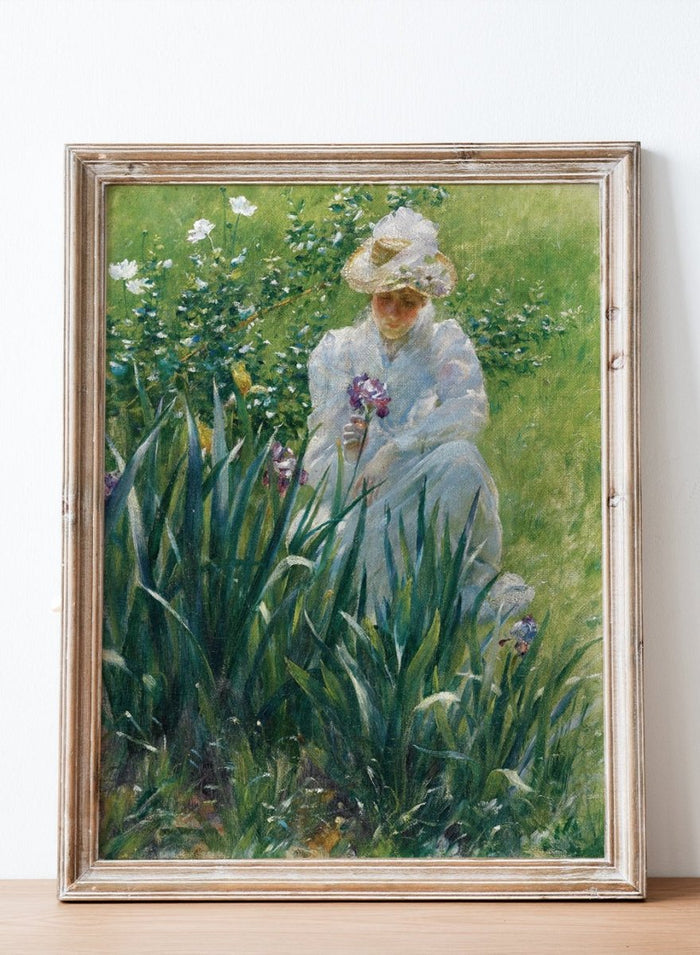 "The Iris Bed" Art Print_Sugar & Canvas_Charles Courtney Curran