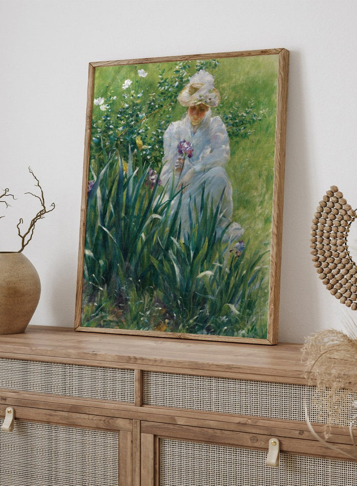 "The Iris Bed" Art Print_Sugar & Canvas_Charles Courtney Curran