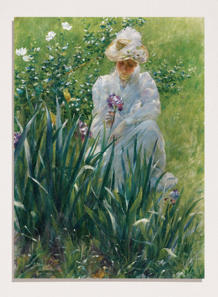 "The Iris Bed" Art Print_Sugar & Canvas_Charles Courtney Curran