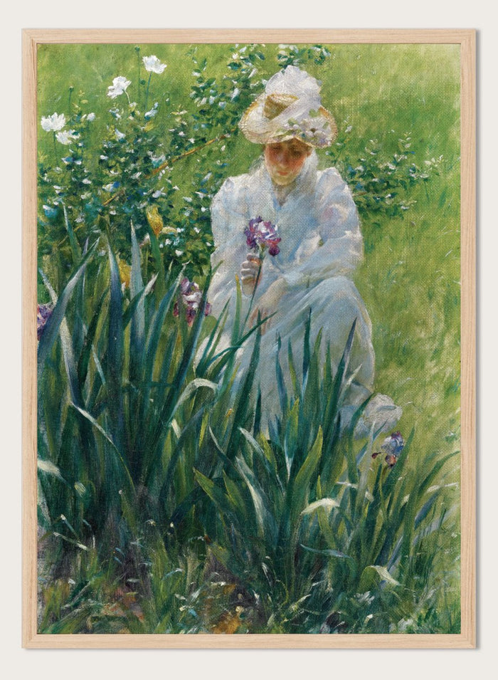 "The Iris Bed" Art Print_Sugar & Canvas_Charles Courtney Curran