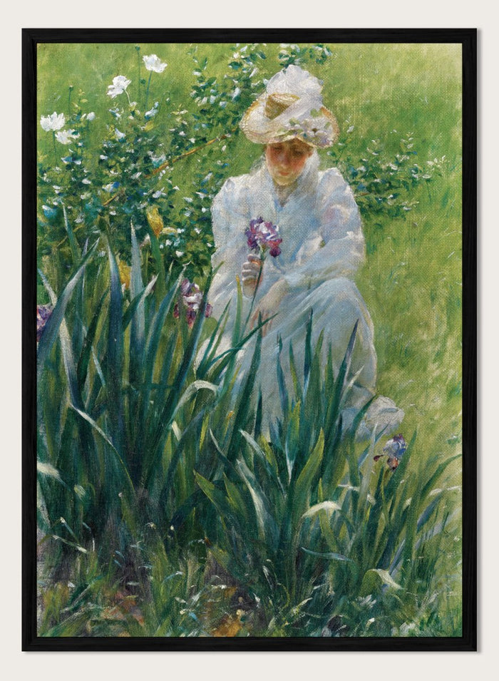 "The Iris Bed" Art Print_Sugar & Canvas_Charles Courtney Curran