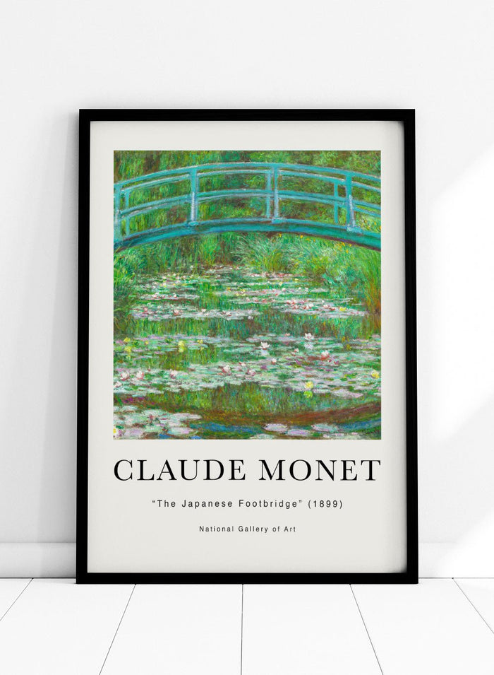 The Japanese Footbridge 1899 by Monet Print_Sugar & Canvas