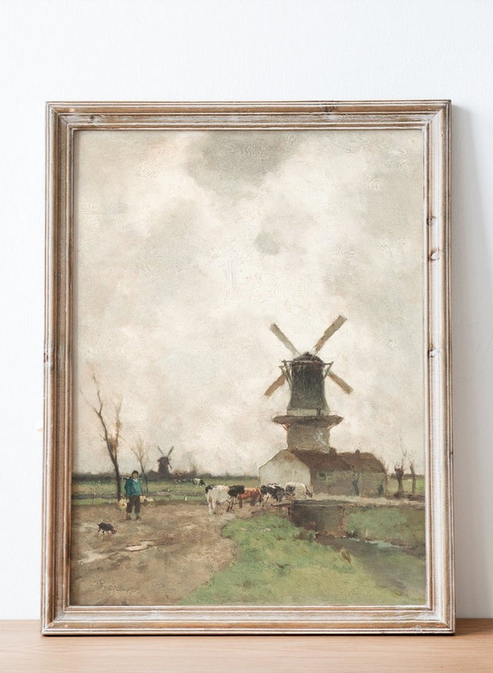"The Mill" Art Print_Sugar & Canvas_Jan Hendrik Weissenbruch