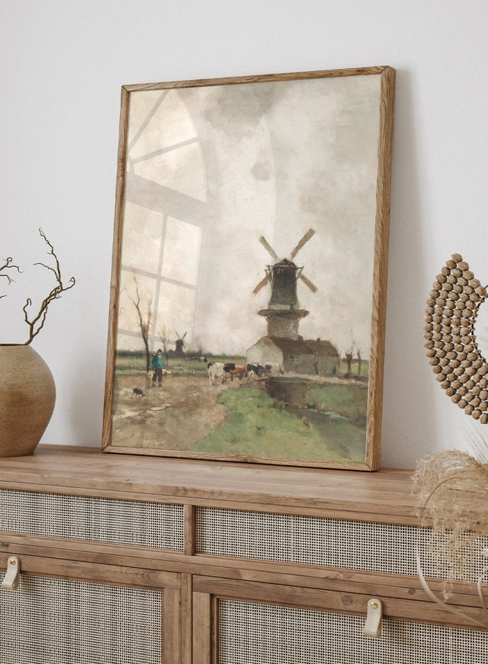 "The Mill" Art Print_Sugar & Canvas_Jan Hendrik Weissenbruch
