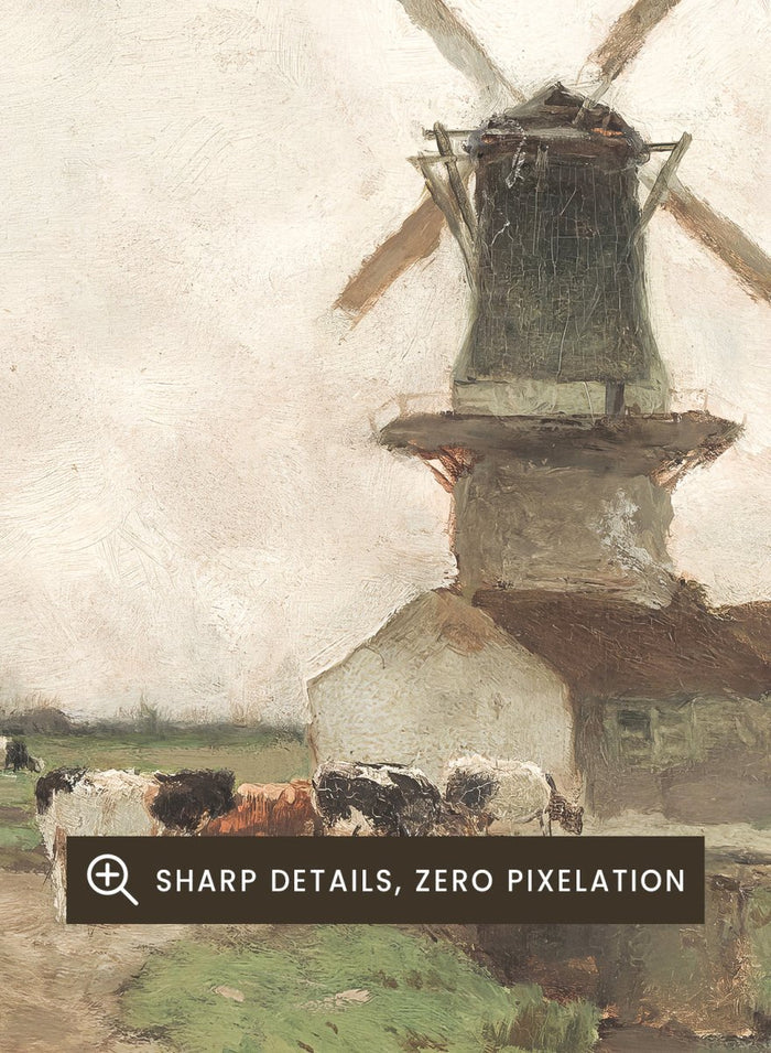 "The Mill" Art Print_Sugar & Canvas_Jan Hendrik Weissenbruch