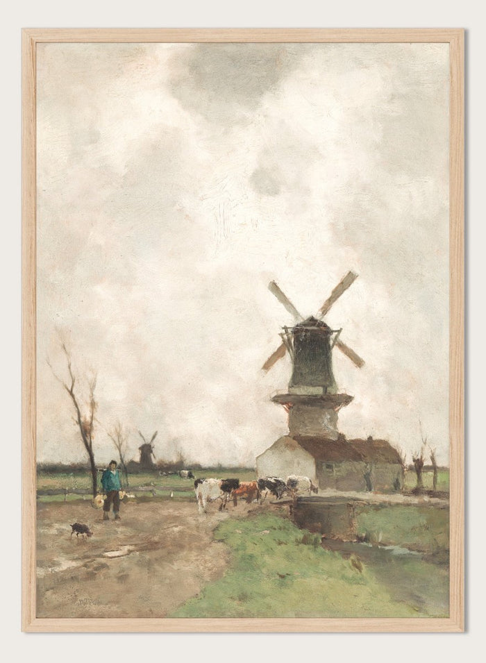 "The Mill" Art Print_Sugar & Canvas_Jan Hendrik Weissenbruch