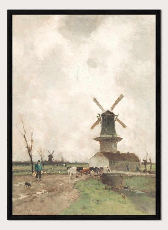 "The Mill" Art Print_Sugar & Canvas_Jan Hendrik Weissenbruch