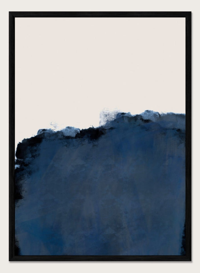 A4/8x12 inches (Framing Available) / Black Wood Frame