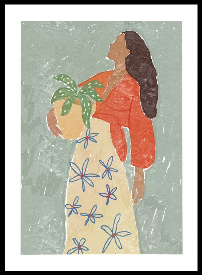 'The Plant Keeper' Aesthetic Art Print_Sugar & Canvas_Sugar & Canvas