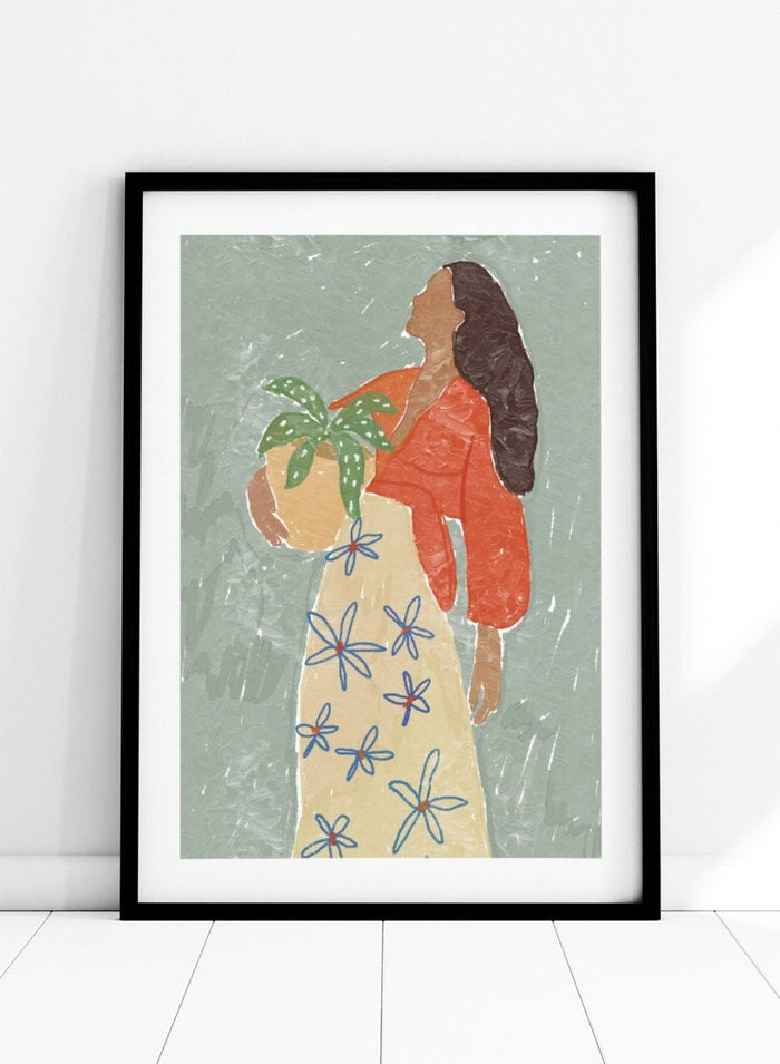 'The Plant Keeper' Aesthetic Art Print_Sugar & Canvas_Sugar & Canvas