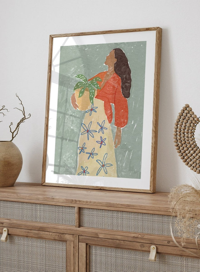 'The Plant Keeper' Aesthetic Art Print_Sugar & Canvas_Sugar & Canvas