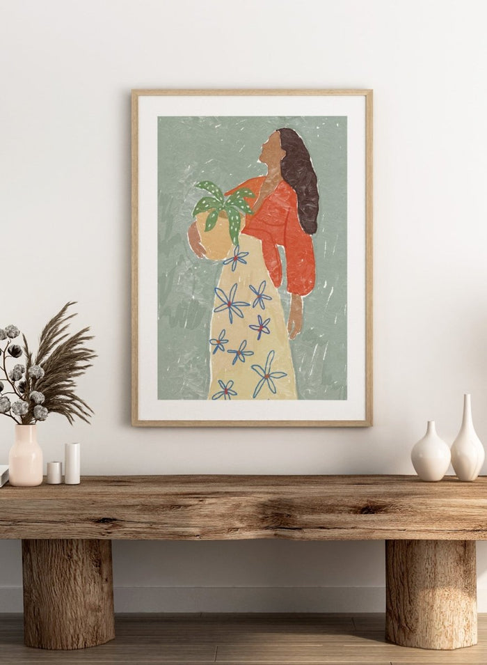 'The Plant Keeper' Aesthetic Art Print_Sugar & Canvas_Sugar & Canvas