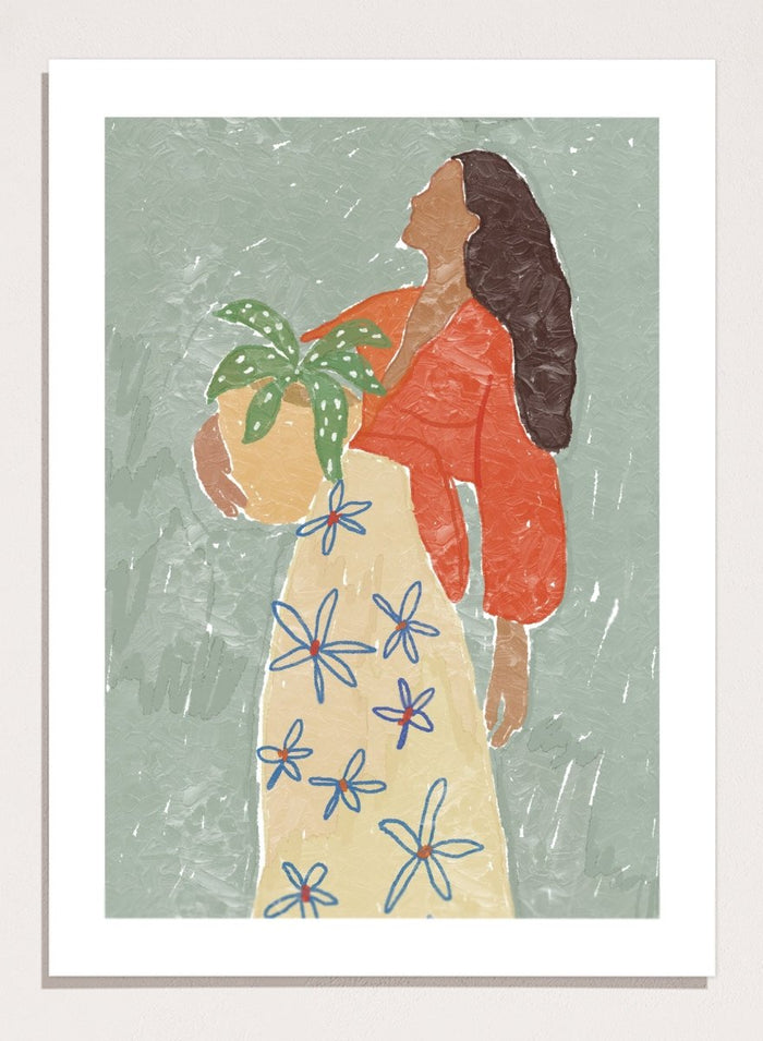 'The Plant Keeper' Aesthetic Art Print_Sugar & Canvas_Sugar & Canvas