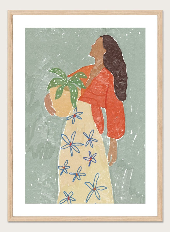 'The Plant Keeper' Aesthetic Art Print_Sugar & Canvas_Sugar & Canvas