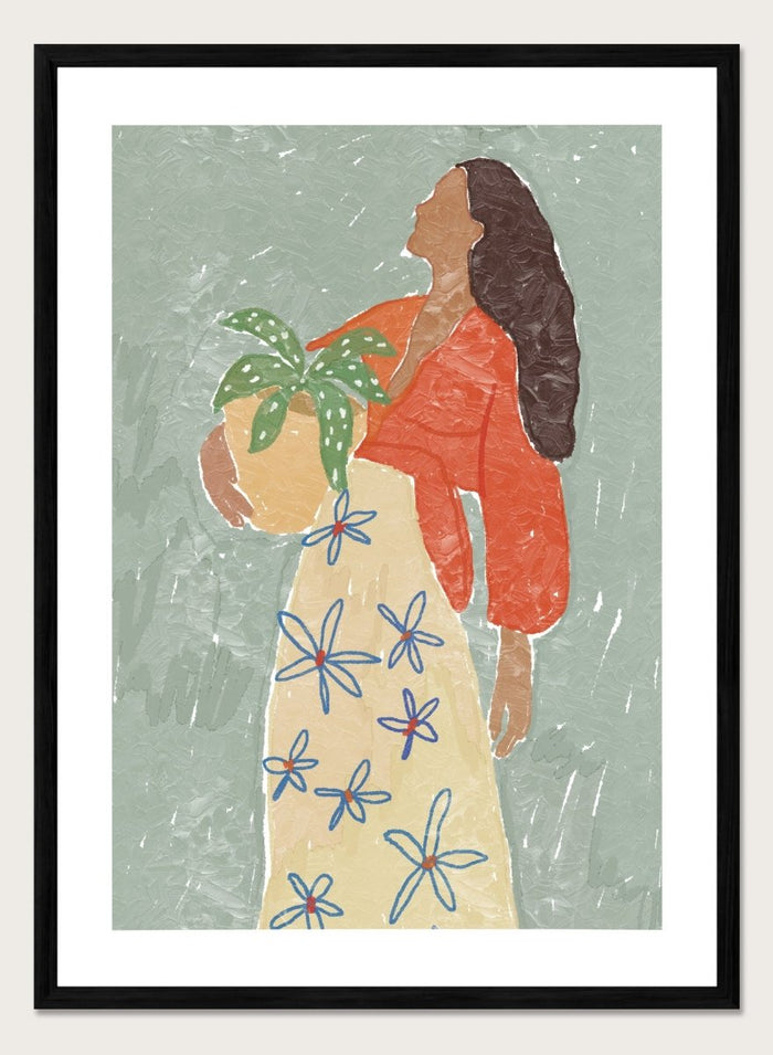 'The Plant Keeper' Aesthetic Art Print_Sugar & Canvas_Sugar & Canvas
