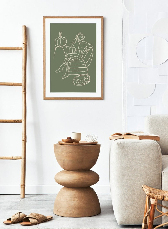 'The Recline' Aesthetic Art Print_Sugar & Canvas_Sugar & Canvas