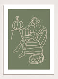 'The Recline' Aesthetic Art Print_Sugar & Canvas_Sugar & Canvas