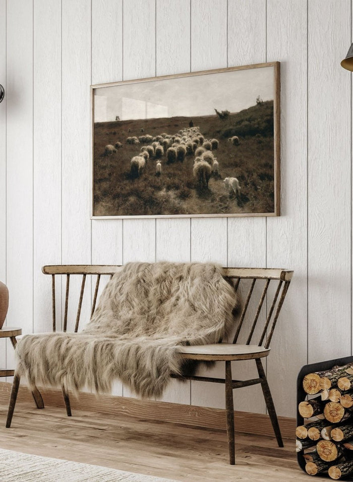 "The Return of the Flock, Laren" Art Print_Sugar & Canvas_Anton Mauve