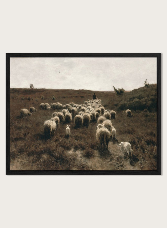 "The Return of the Flock, Laren" Art Print_Sugar & Canvas_Anton Mauve