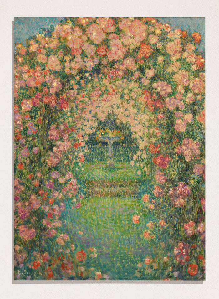"The Rose Garden, Gerberoy" Art Print_Sugar & Canvas_Henri Le Sidaner
