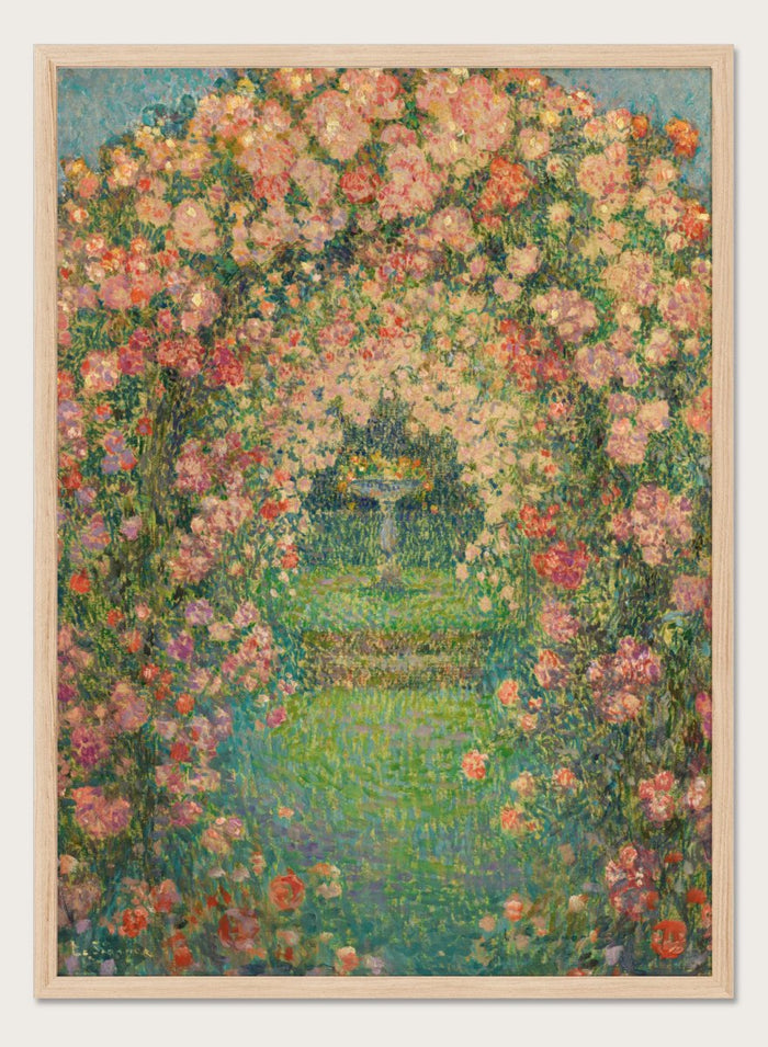 "The Rose Garden, Gerberoy" Art Print_Sugar & Canvas_Henri Le Sidaner