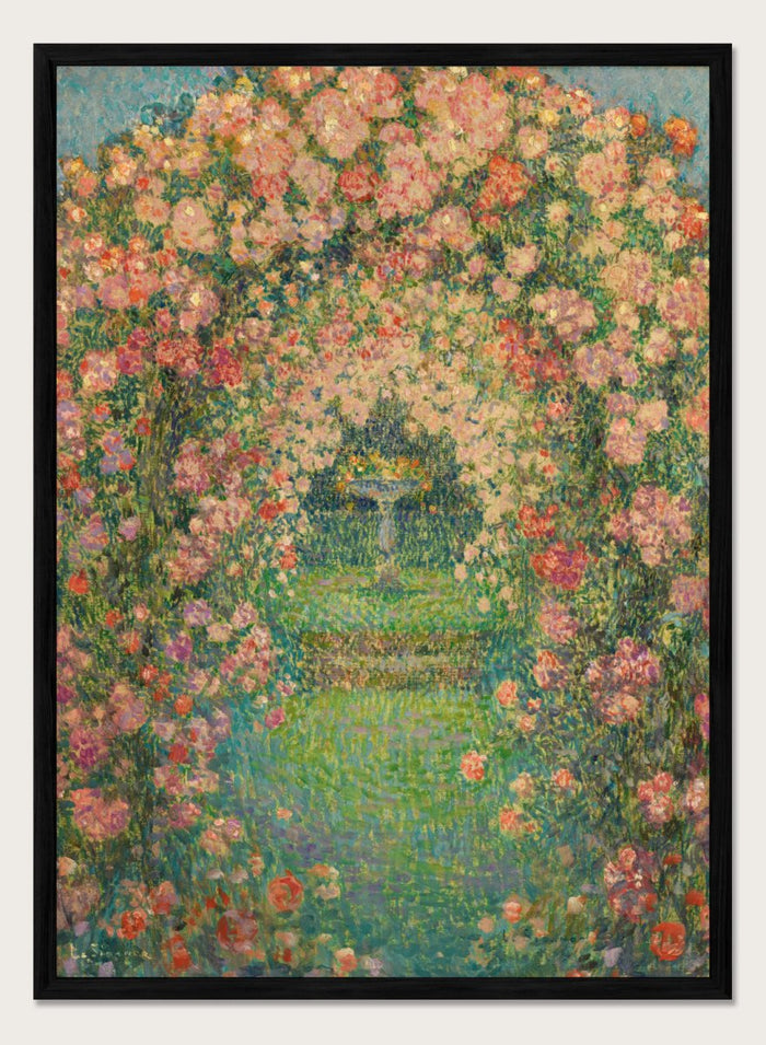 "The Rose Garden, Gerberoy" Art Print_Sugar & Canvas_Henri Le Sidaner