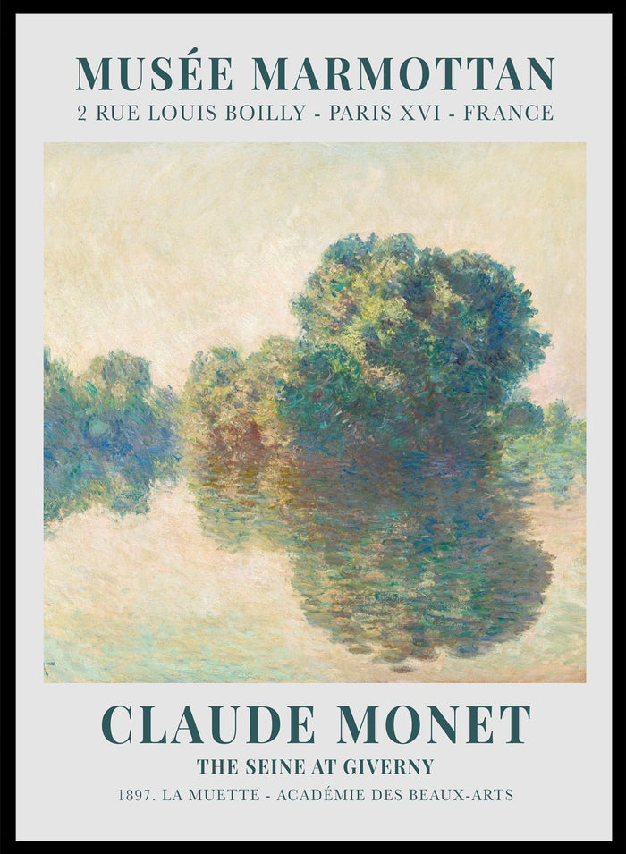 The Seine at Giverny 1897 by Monet Print_Sugar & Canvas
