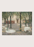 "The Square of Water Drinkers, Aix-les-Bains" Art Print_Sugar & Canvas_Henri Le Sidaner