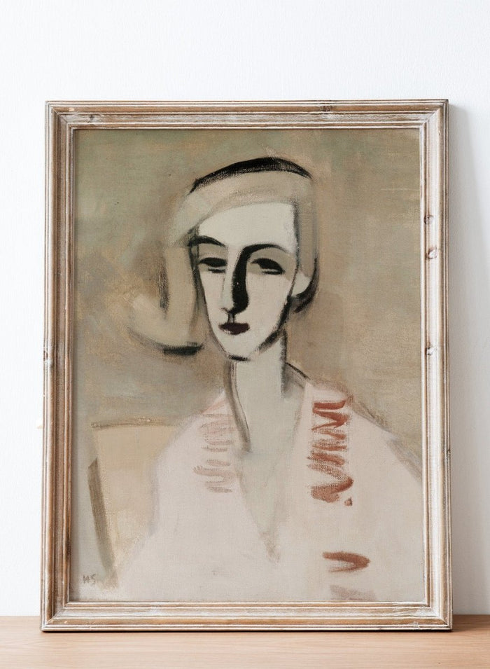 "The Teacher" Art Print_Sugar & Canvas_Helene Schjerfbeck