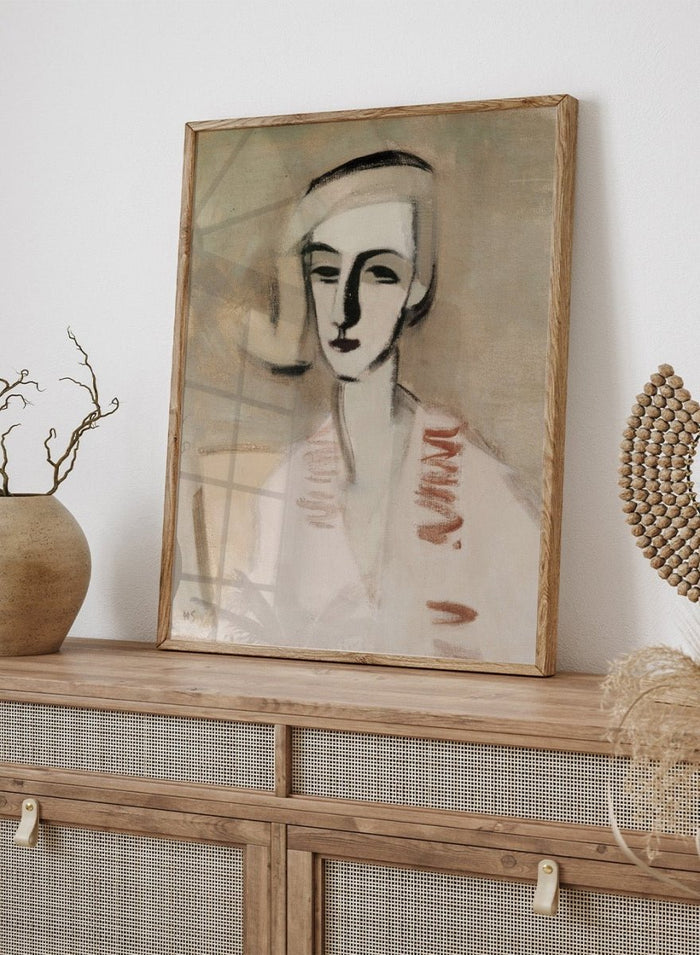 "The Teacher" Art Print_Sugar & Canvas_Helene Schjerfbeck
