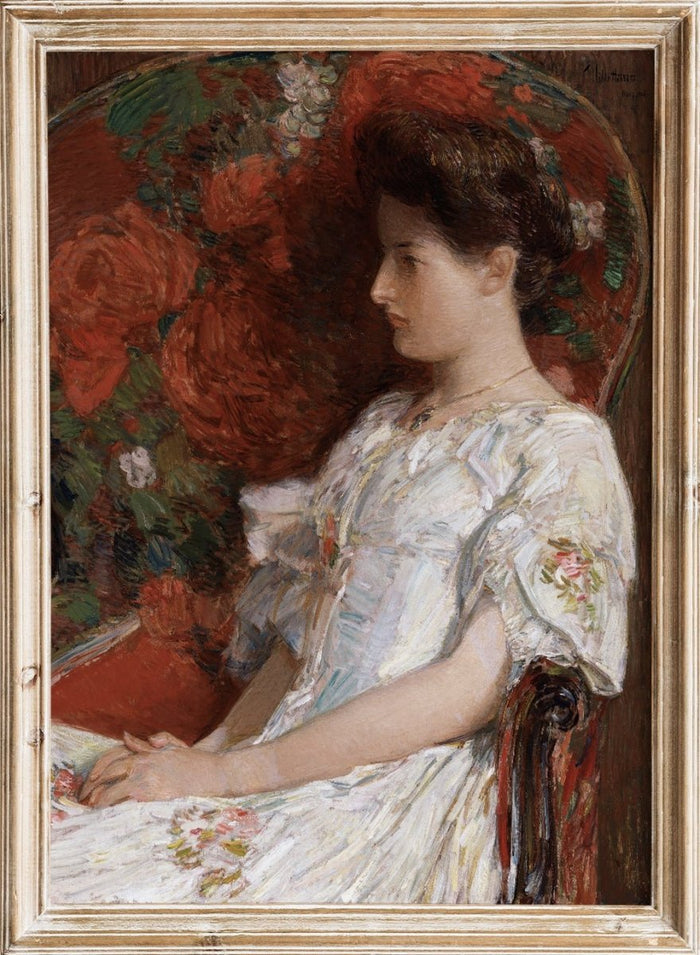 "The Victorian Chair" Art Print_Sugar & Canvas_Childe Hassam