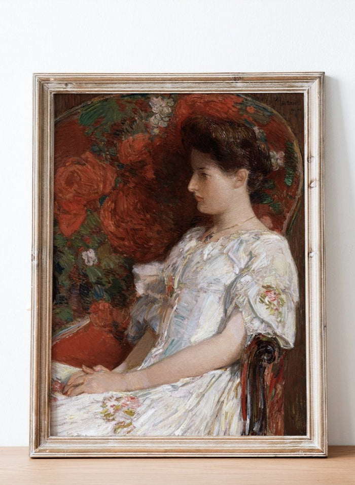 "The Victorian Chair" Art Print_Sugar & Canvas_Childe Hassam