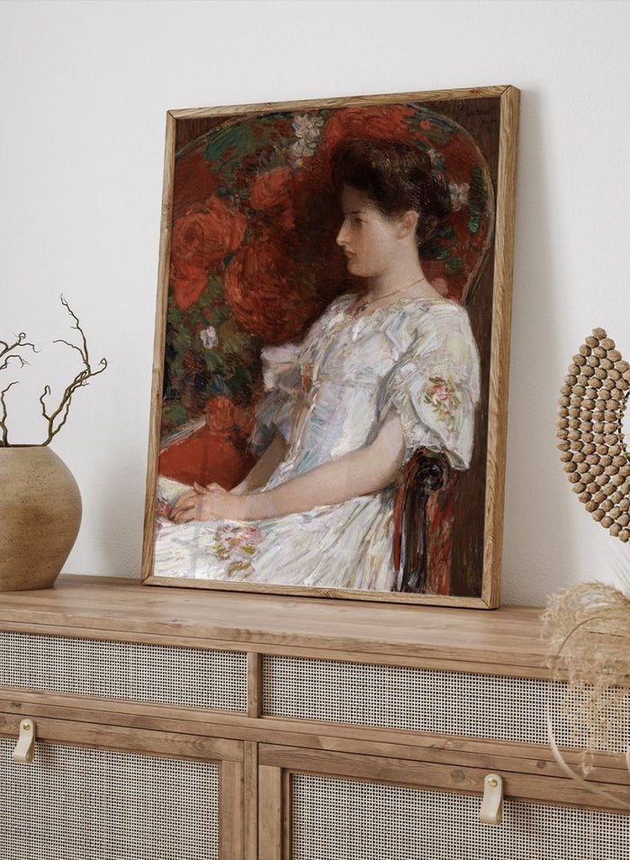 "The Victorian Chair" Art Print_Sugar & Canvas_Childe Hassam