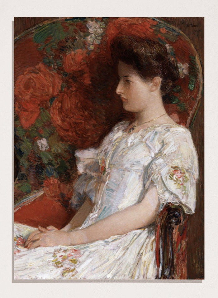 "The Victorian Chair" Art Print_Sugar & Canvas_Childe Hassam