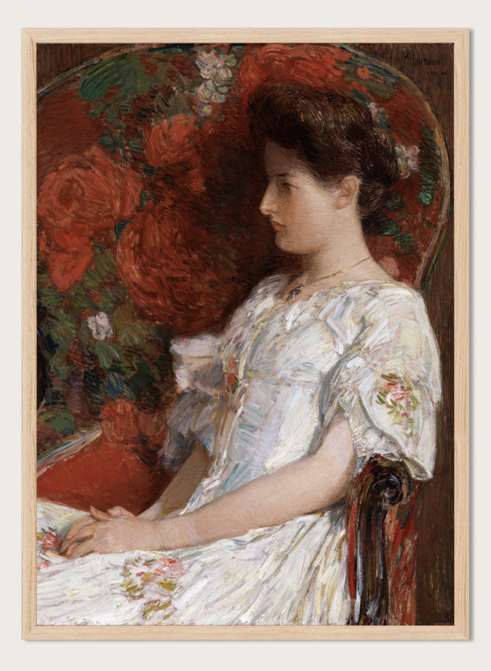 "The Victorian Chair" Art Print_Sugar & Canvas_Childe Hassam