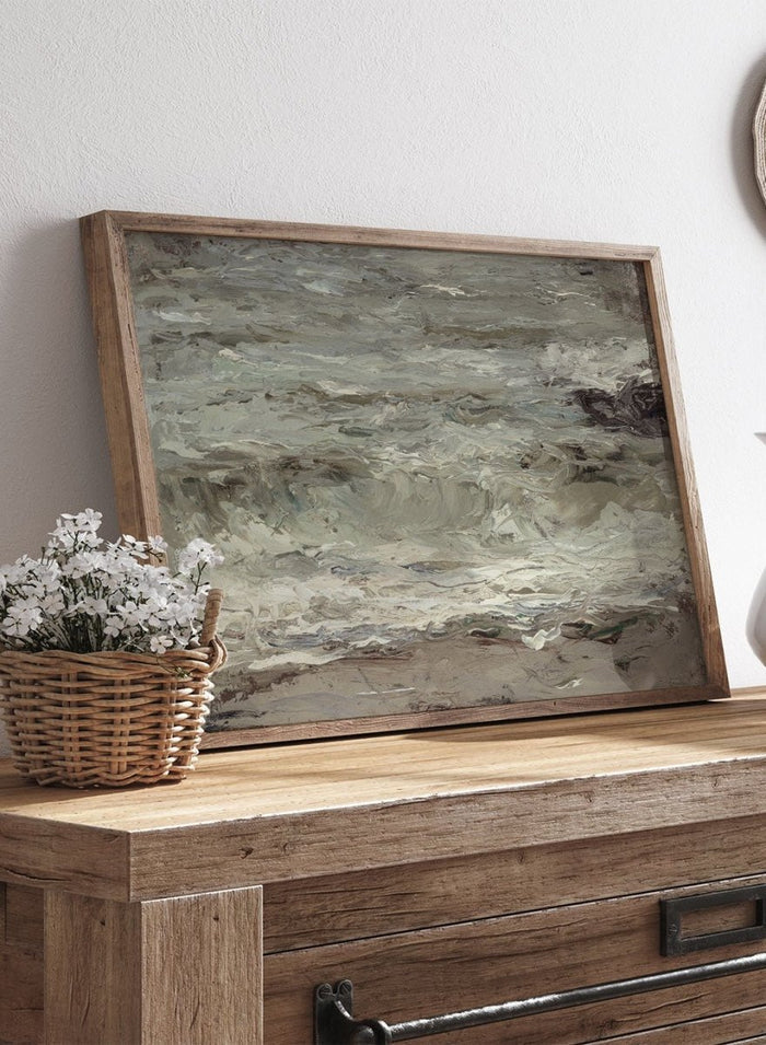 "The Wave" Art Print_Sugar & Canvas_Alfred Philippe Roll